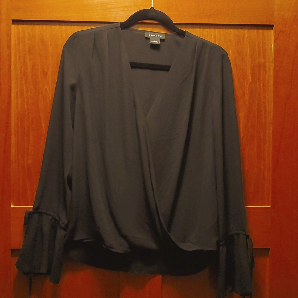 Trouve Drape Blouse